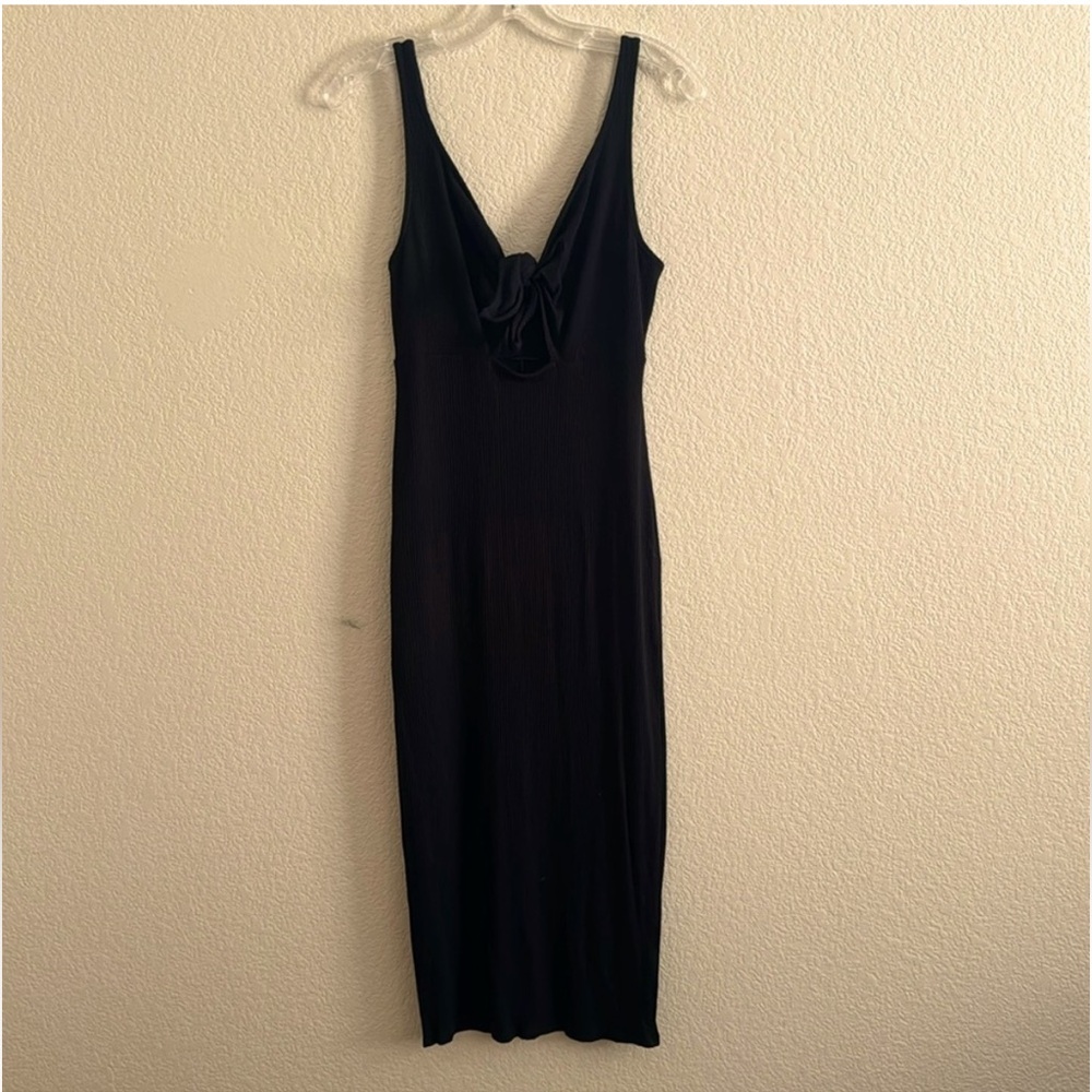 Express Front Tie MIDI Dress
